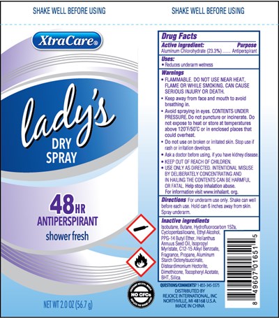 image - Antiperspirant dry spray 2oz lady